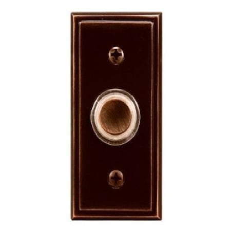 Heathco Heathco 228077 Wired Push Button; Oil Rubbed Bronze 228077